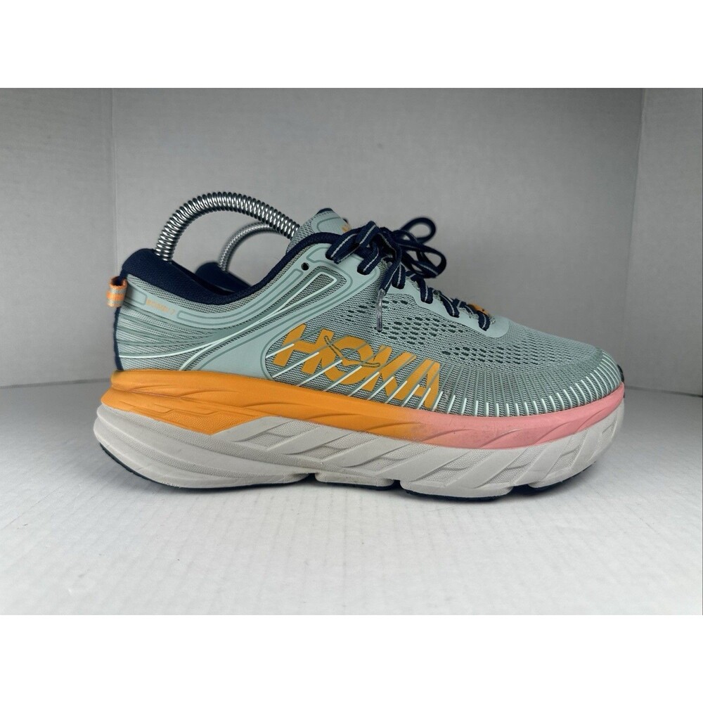 Hoka One One Bondi 7 Sneakers Womens Size 7.5 Running Gym Shoes